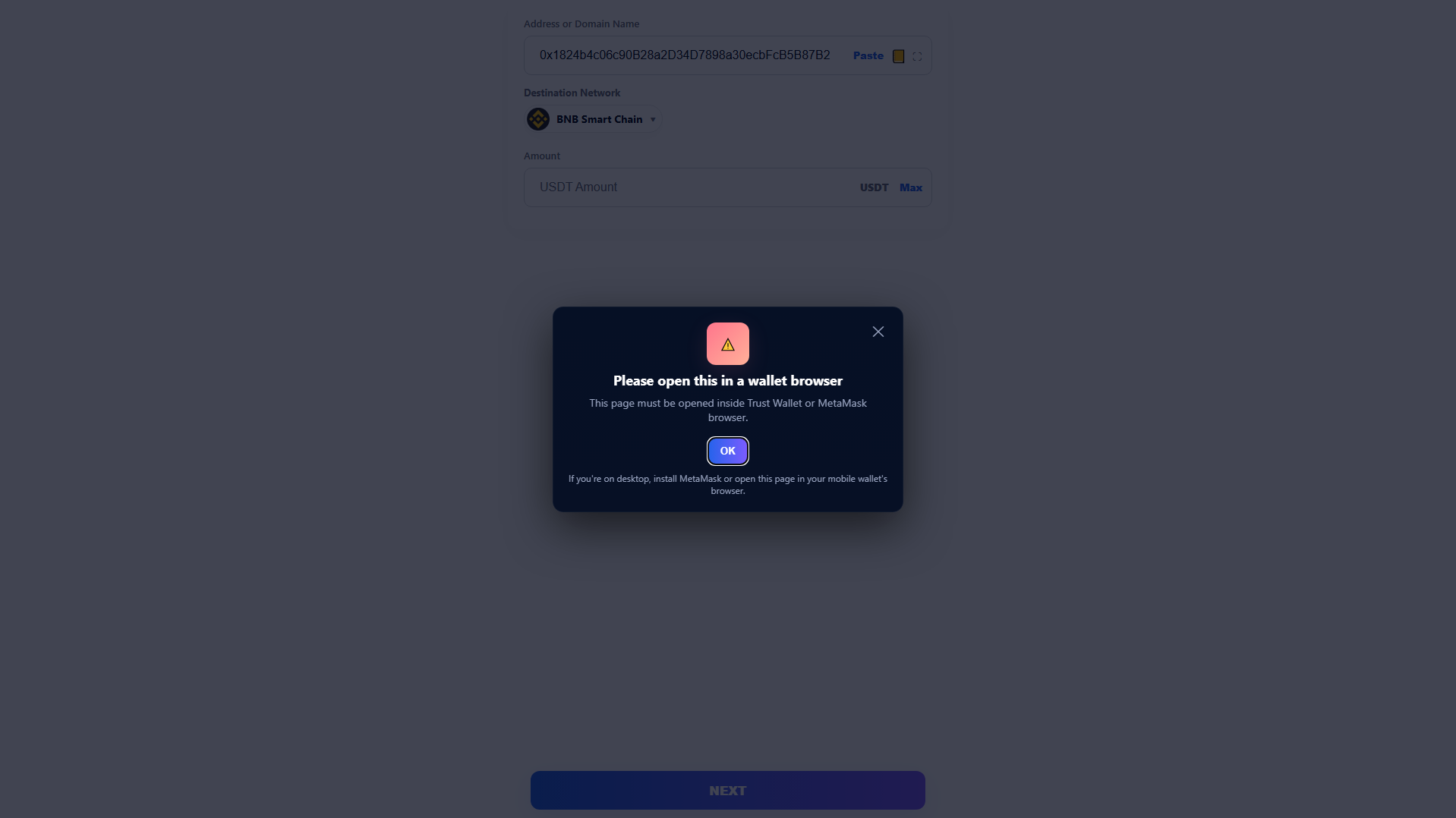 Screenshot of transferbnb.site