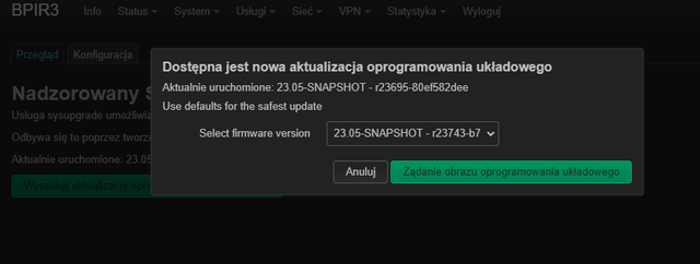 Sysupgrade
