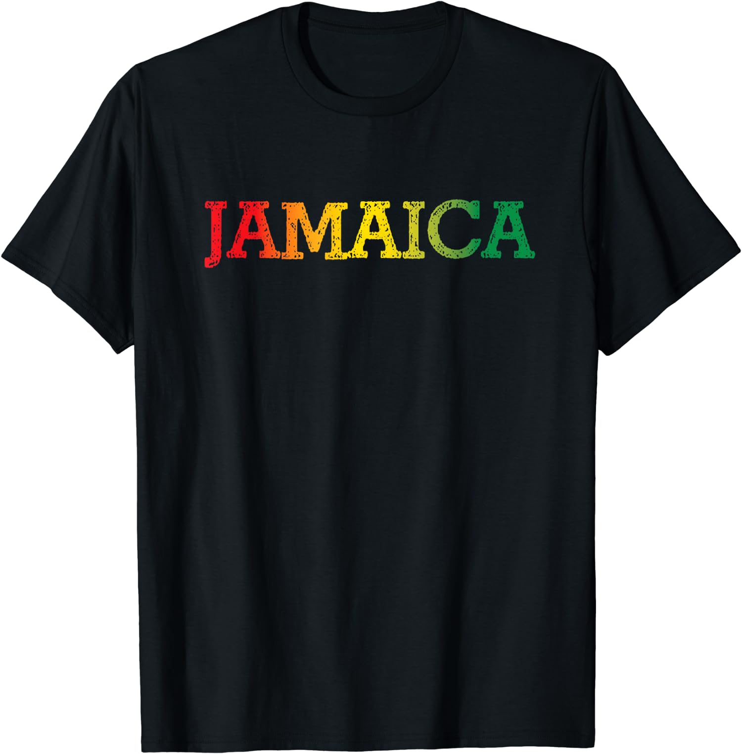 Retro Jamaica Colors Vintage Jamaican Souvenir Gift Unisex T-Shirt