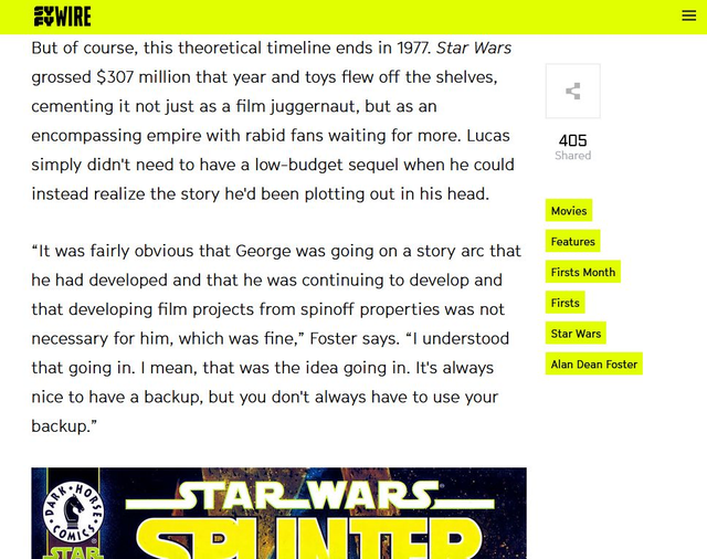 Alan-Dean-Foster-SYFY-Wire-Interview-SOTME