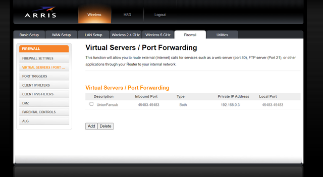 Abrir los puertos del router Screenshot-4