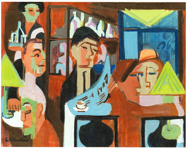 Кафе в Давосе 1928