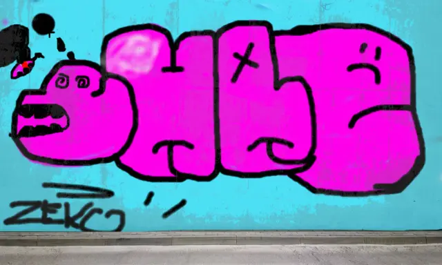 Graffiti artwork by MadeByZEKO