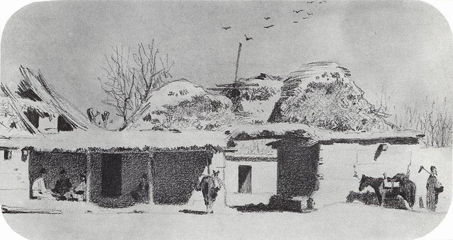 Постоялый двор близ Ташкента 1867