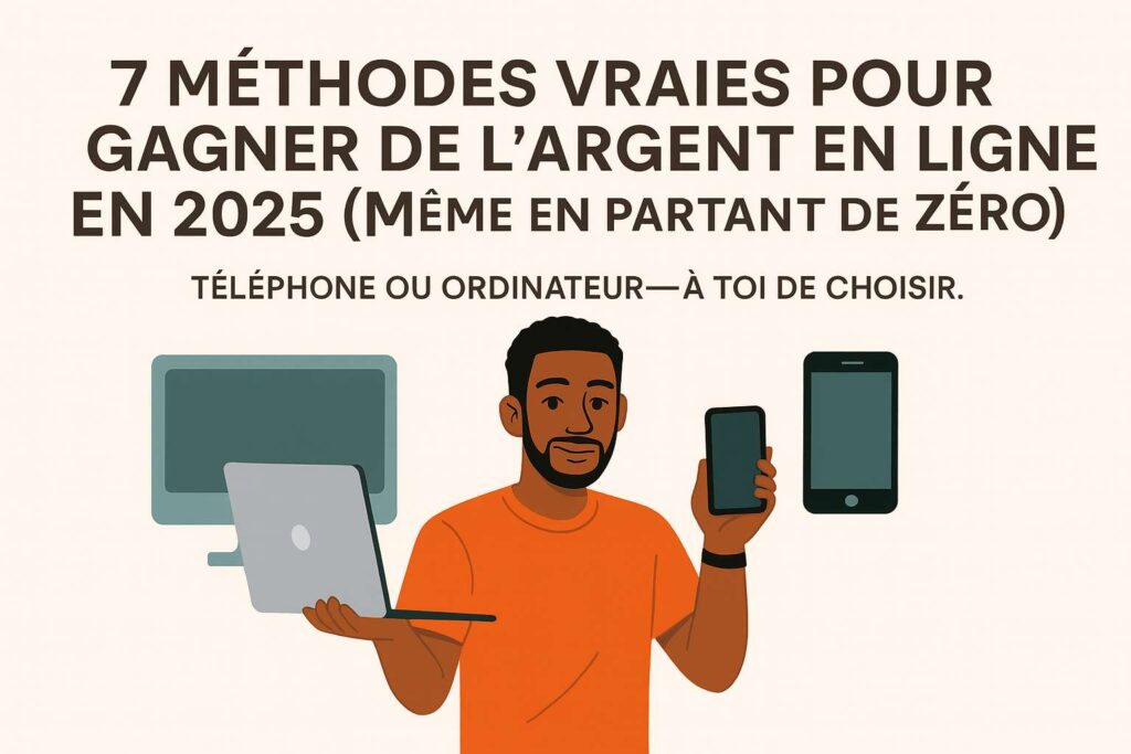 Comment gagner de l'argent en ligne en 2025