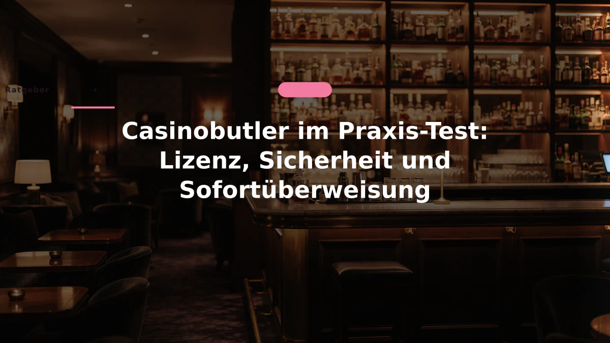 Casinobutler im Praxis-Test: Lizenz, Sicherheit und Sofortüberweisung