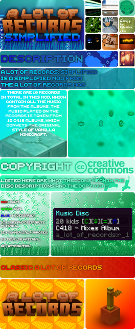 Minecraft Java Edition Record Mod Download A Lot of Records Simplified - Minecraft Mods & Modpacks ...