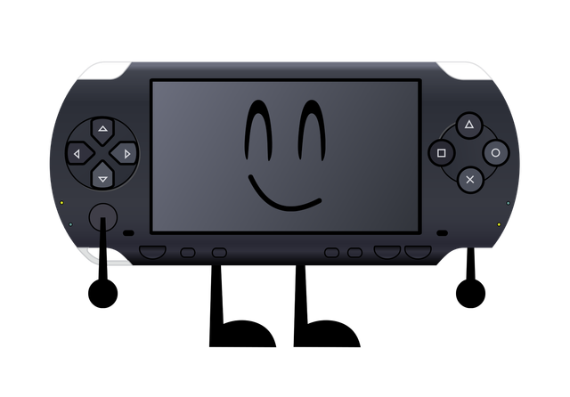 Play-Station-Portable-Full-Body-BFDI-Style-Excited