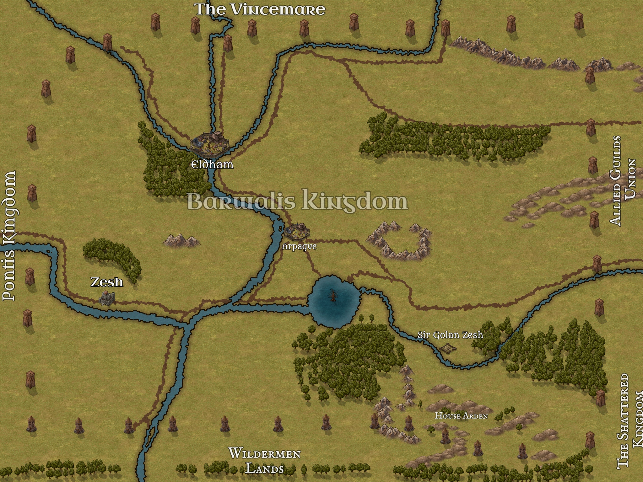 Maps and Illustrations The Elder Lands (A Kingdom Building LitRPG