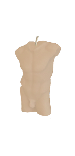 Male form candle