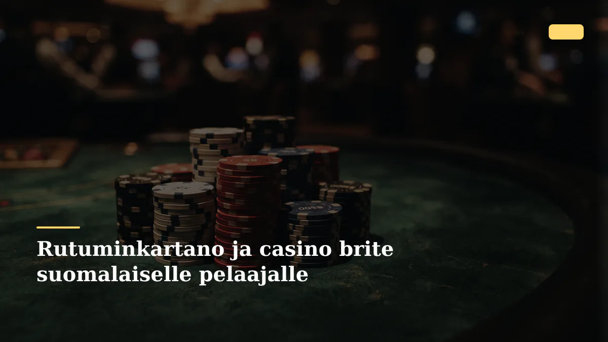 Rutuminkartano ja casino brite suomalaiselle pelaajalle