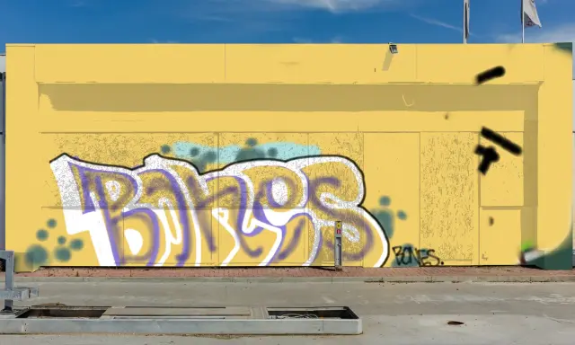 Graffiti artwork by bones