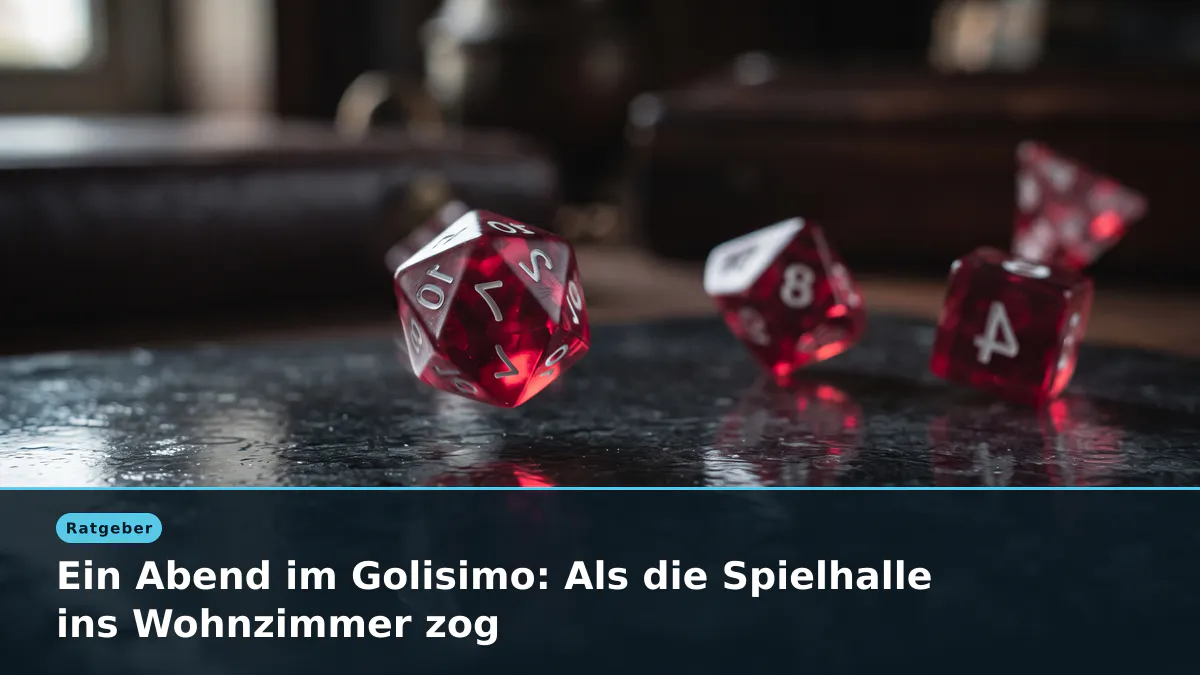 Ein Abend im Golisimo: Als die Spielhalle ins Wohnzimmer zog