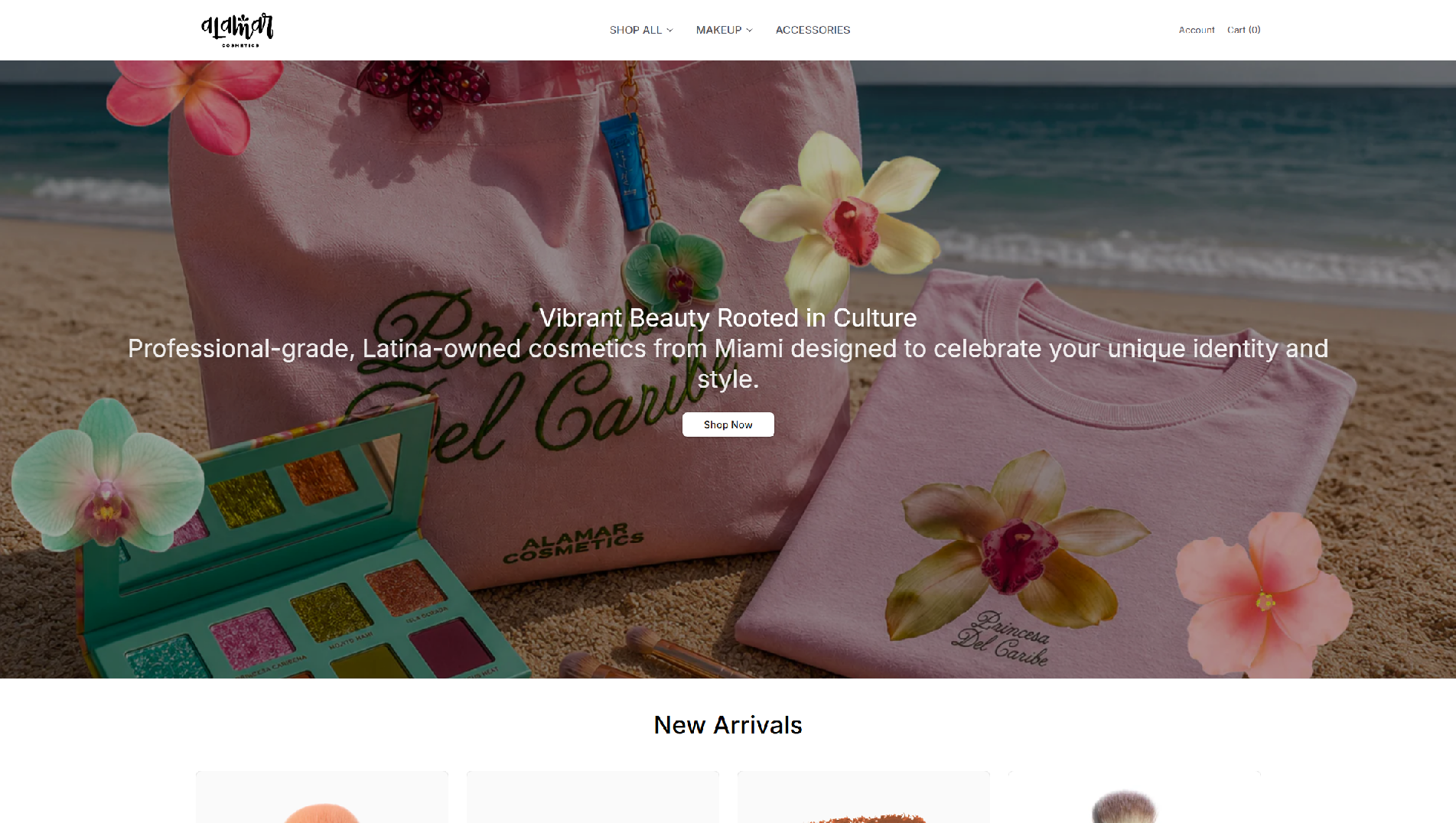 Stored capture of alamarcosmeticshq.shop