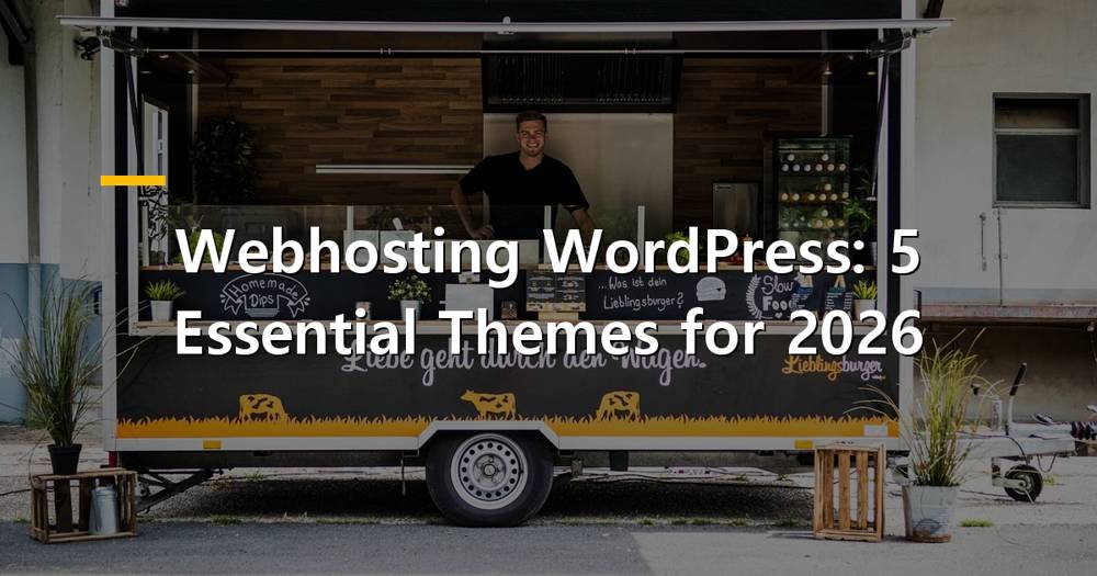 Modern web hosting WordPress theme design with various device displays