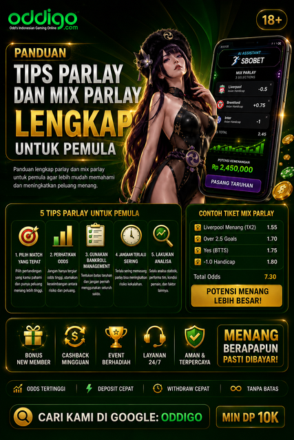 Oddigo 🛡️ Panduan Tips Parlay dan Mix Parlay Lengkap untuk Pemula