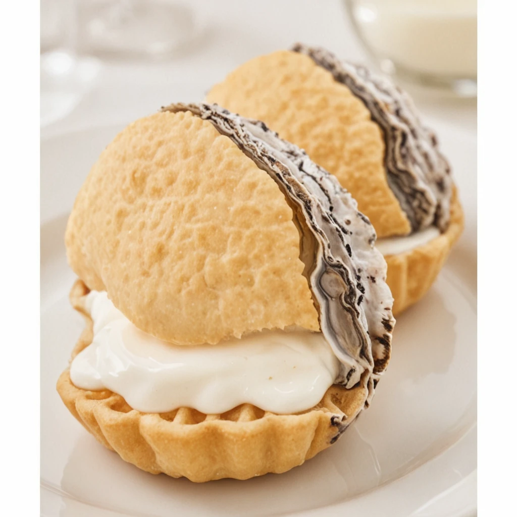 Oyster Shell Cream Wafers: A Bakery Pastry from an Era of Delicate Desserts