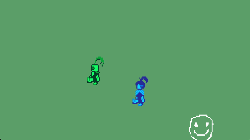 Ok it turns out if you immediately 180, the follower gets confused and starts moonwalking