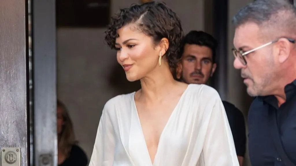 Zendaya Stuns in Daring Khaite Gown