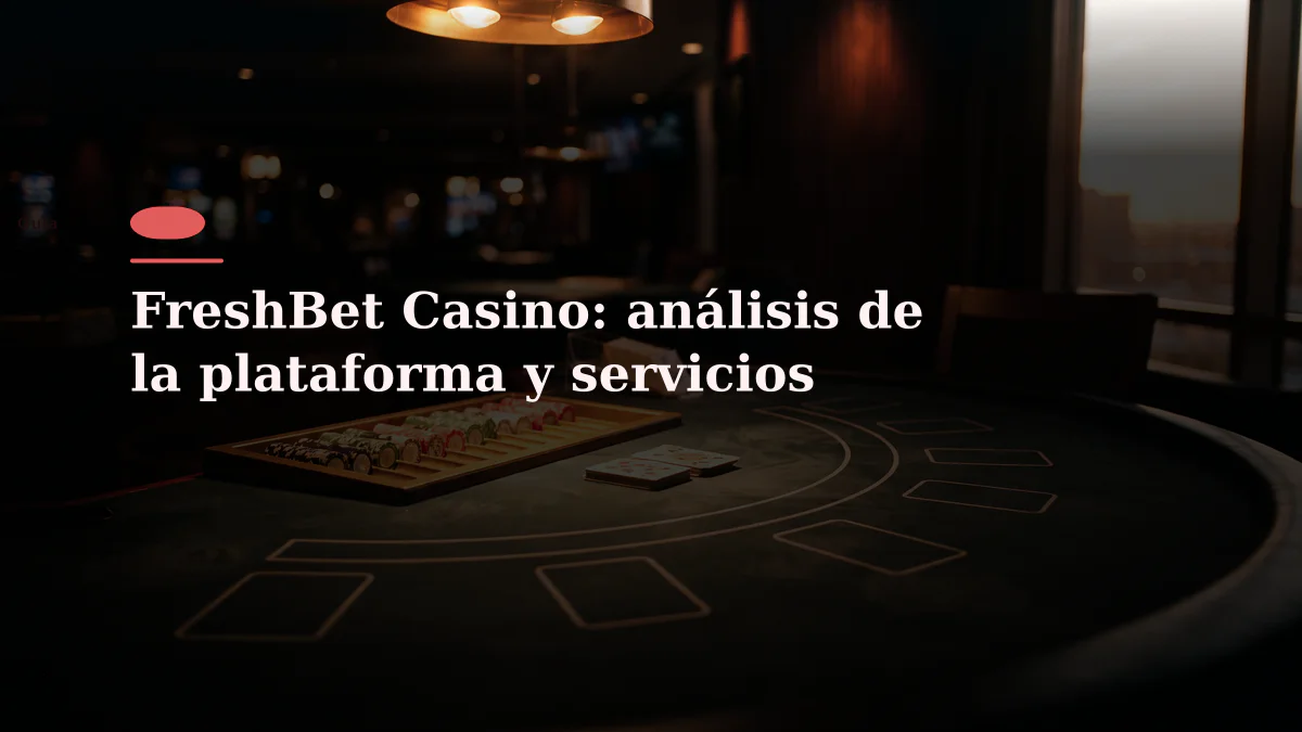 FreshBet Casino: análisis de la plataforma y servicios