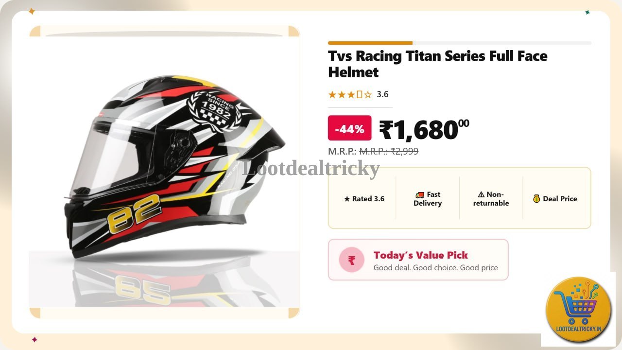 Tvs Racing Titan – Just ₹1680 | Loot Lo