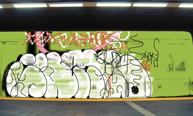 Graffiti artwork by Sumoe
