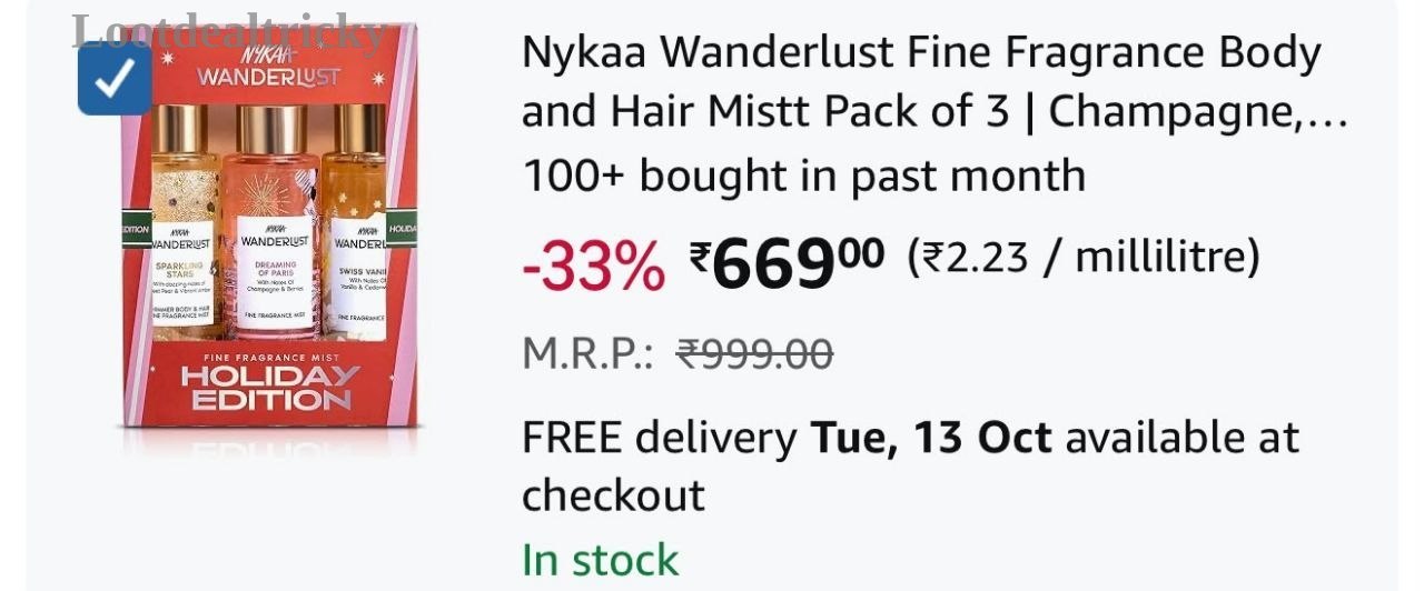 Grab Fast Nykaa | Best Price Drop Today
