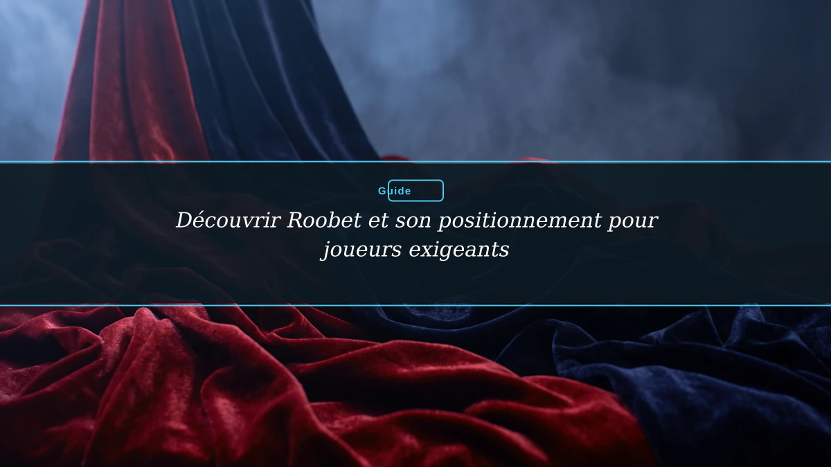 Découvrir Roobet et son positionnement pour joueurs exigeants