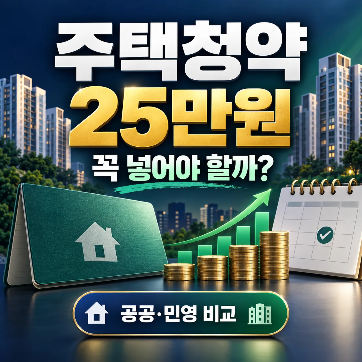 주택청약 25만원 꼭 넣어야 할까｜월 납입 인정액·소득공제 7가지