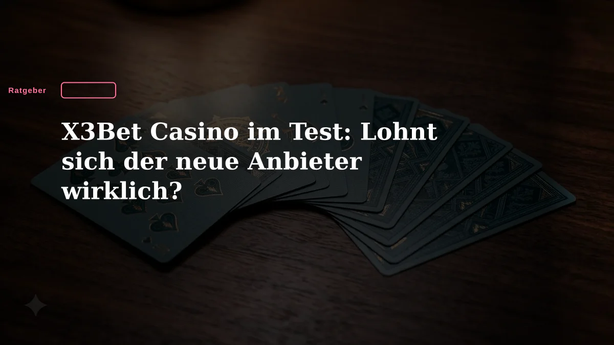 X3Bet Casino im Test: Lohnt sich der neue Anbieter wirklich?