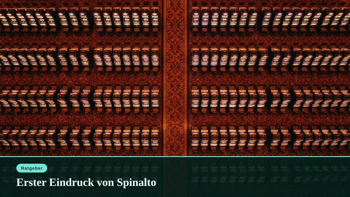 Erster Eindruck von Spinalto