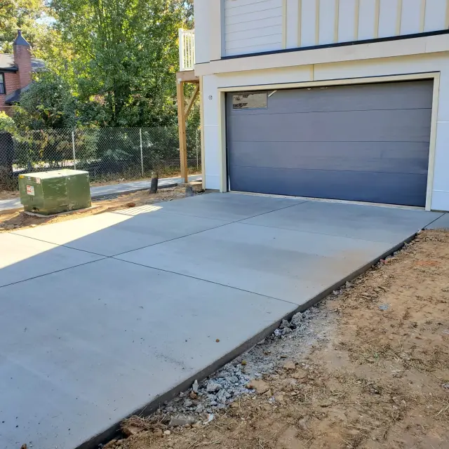 Finished driveway resurfacing in St. Thomas