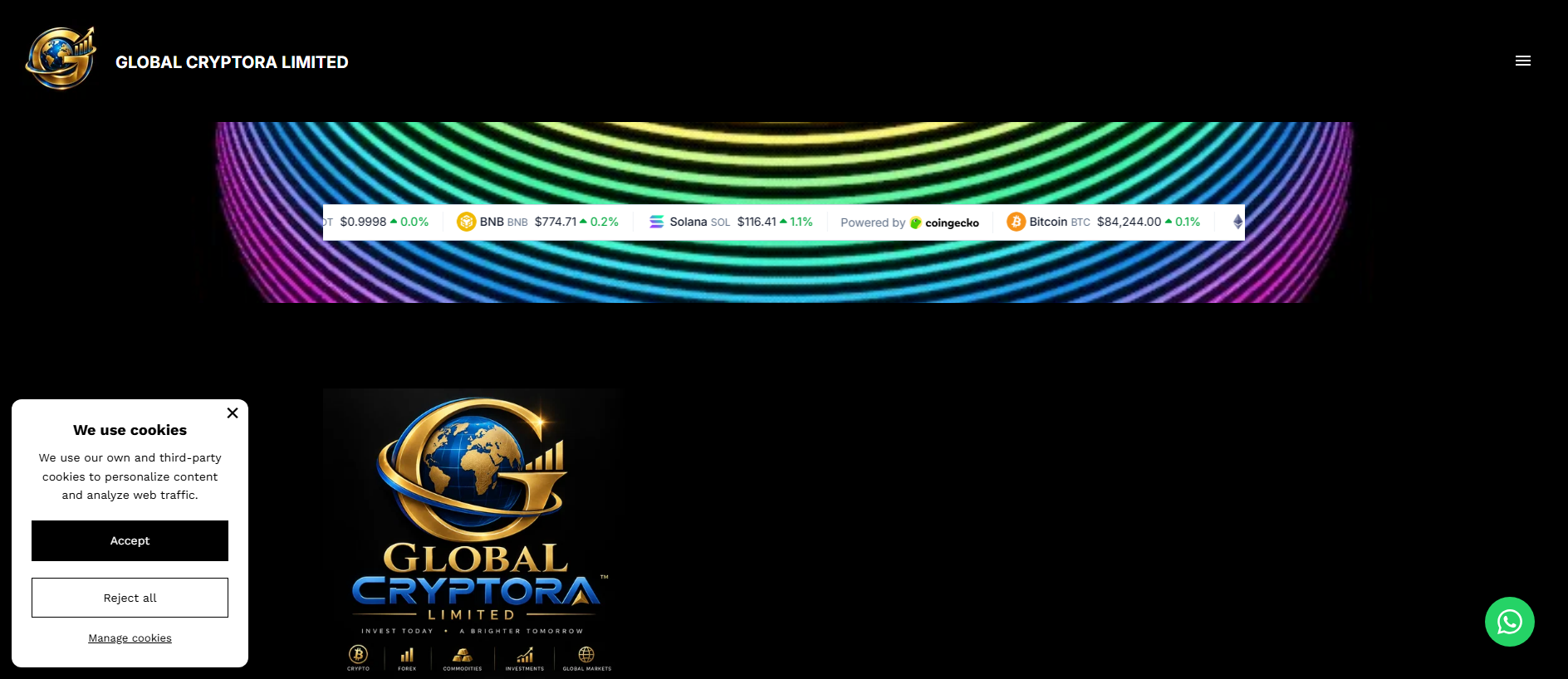 Stored capture of globalcryptora.com