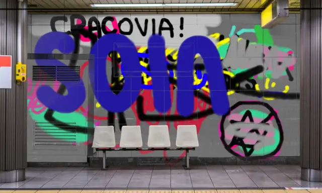 Graffiti artwork by SOLAR