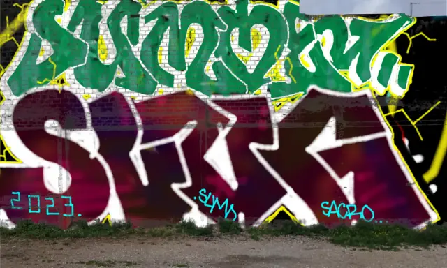 Graffiti artwork by Sumoe
