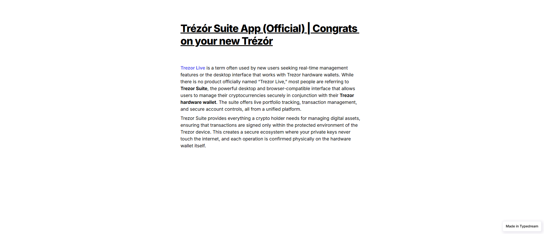 Stored capture of web-tr-z-r-suite-app-en-us.typedream.app