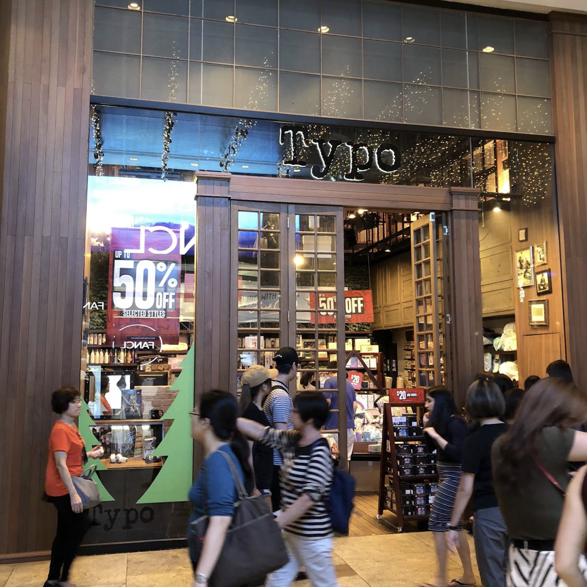Typo stationery and gift store at 313@Somerset