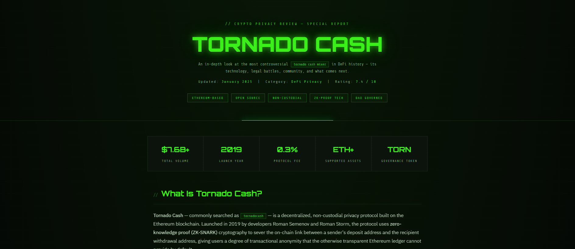 Stored capture of v2-tornadocash.org