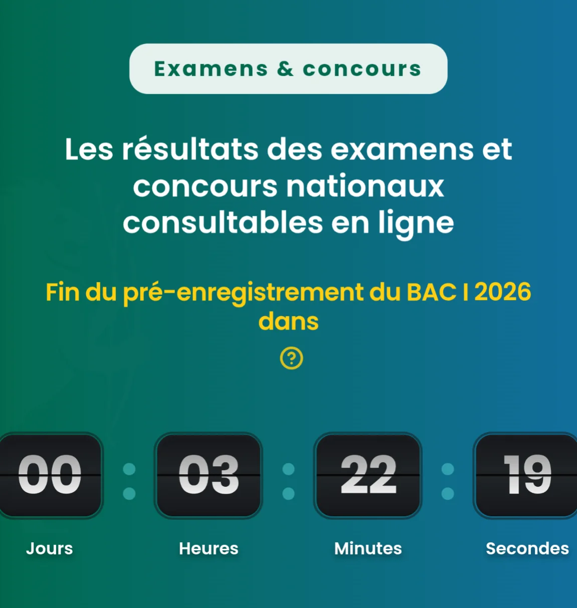 Togo / BAC 1 2026 : Le compte à rebours est lancé pour les pré-enregistrements, voici comment faire