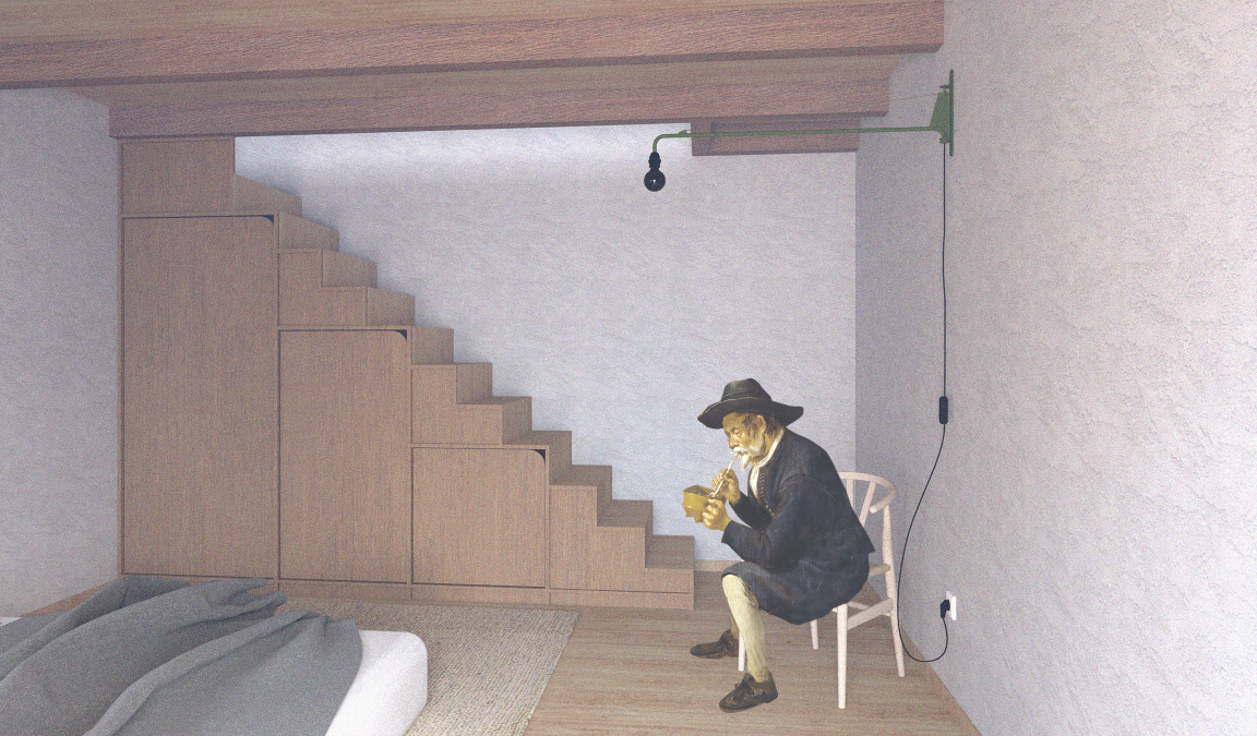 18 Basement bedroom