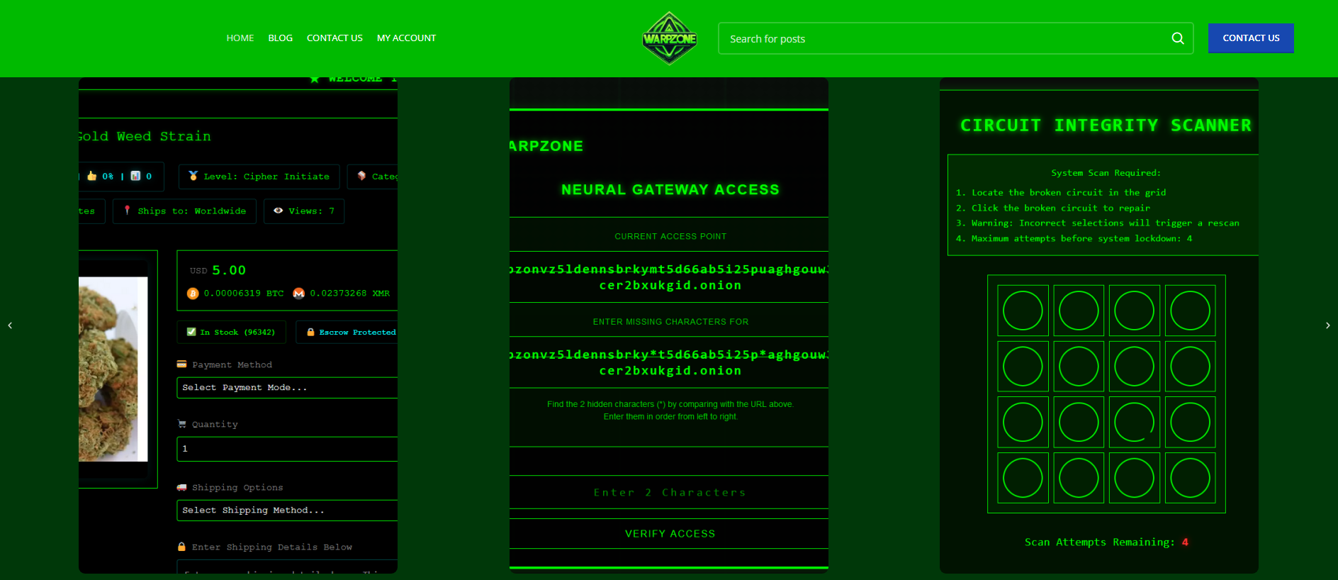 Stored capture of warpzonemarketplace.site