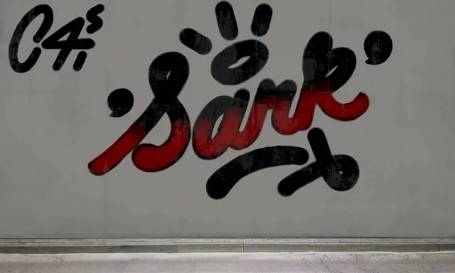 Graffiti artwork by Sark
