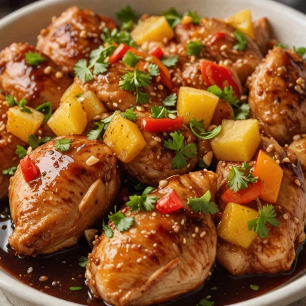 Sweet Hawaiian Crockpot Chicken