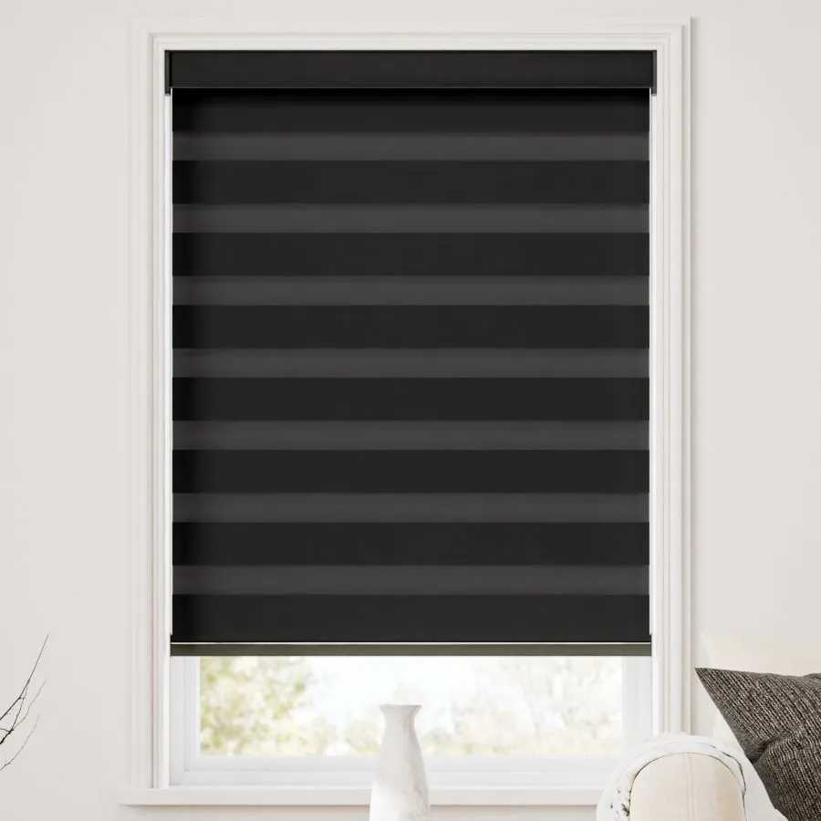 Modern yaşam alanları için zebra stor perde model 1014