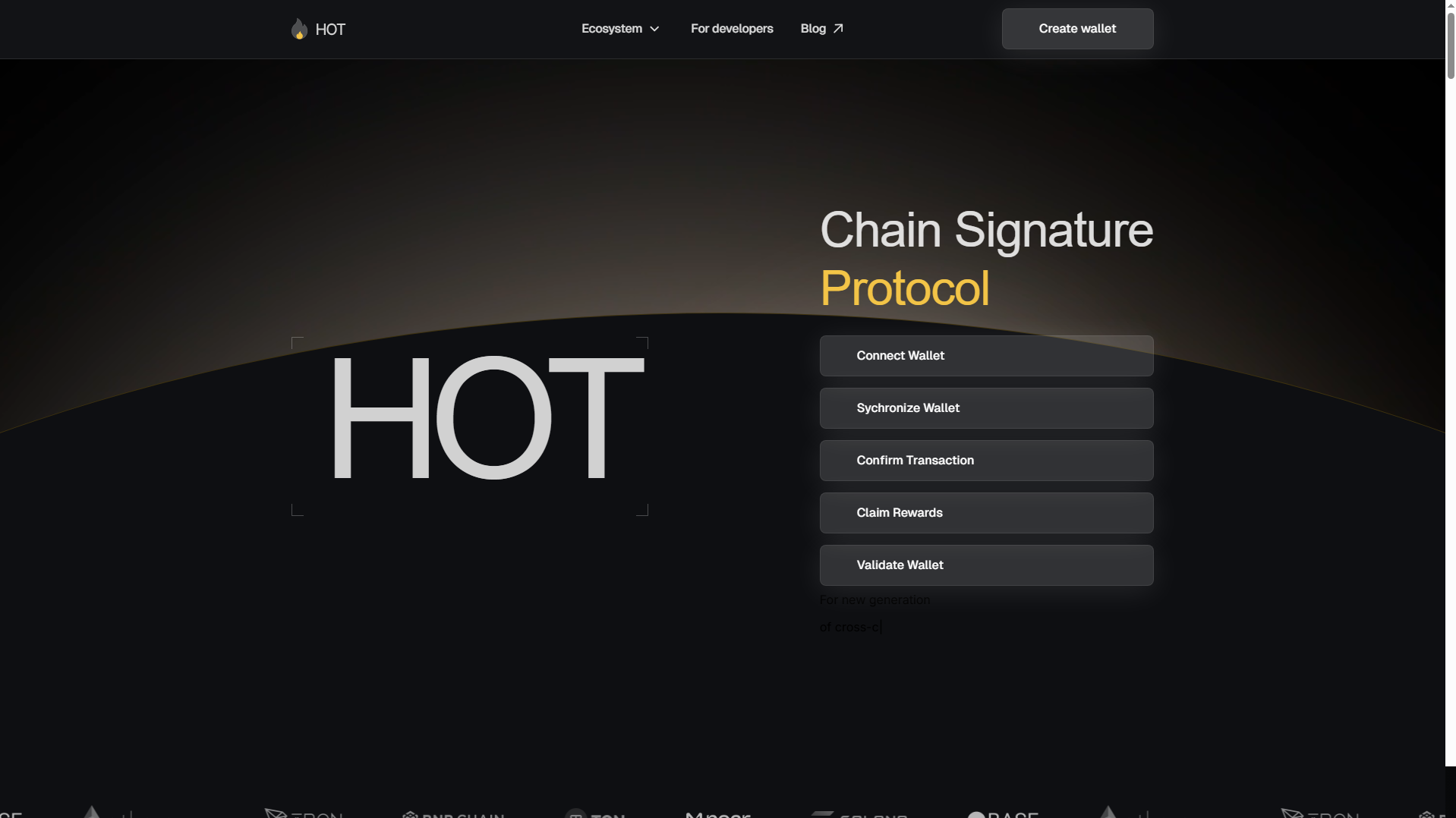 Screenshot of hotdao-app.pages.dev