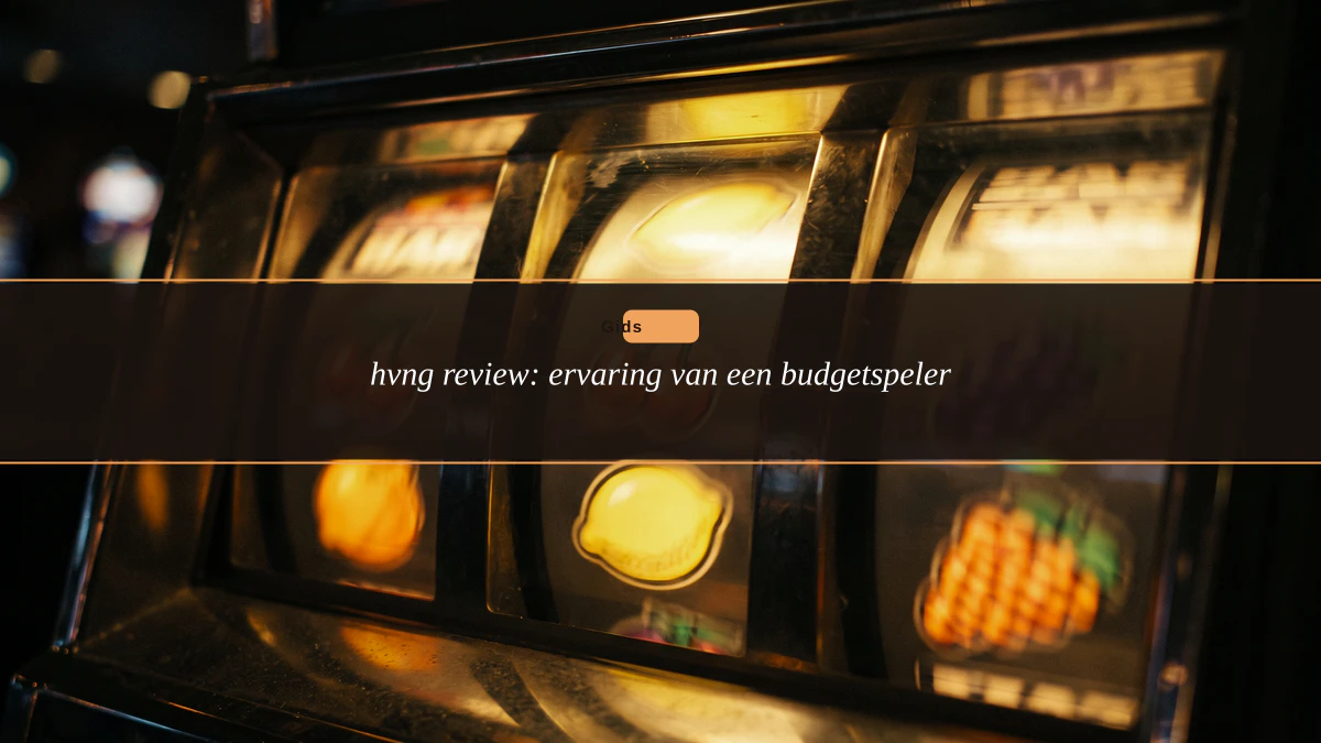 hvng review: ervaring van een budgetspeler