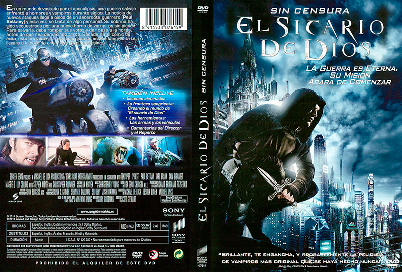 Pries carat - El Sicario De Dios [DVD9 Full] [Pal] [Esp/Ing/Fra/Cat] [Sub:Multi] [2011] [Fantastico/Acción] [VS]