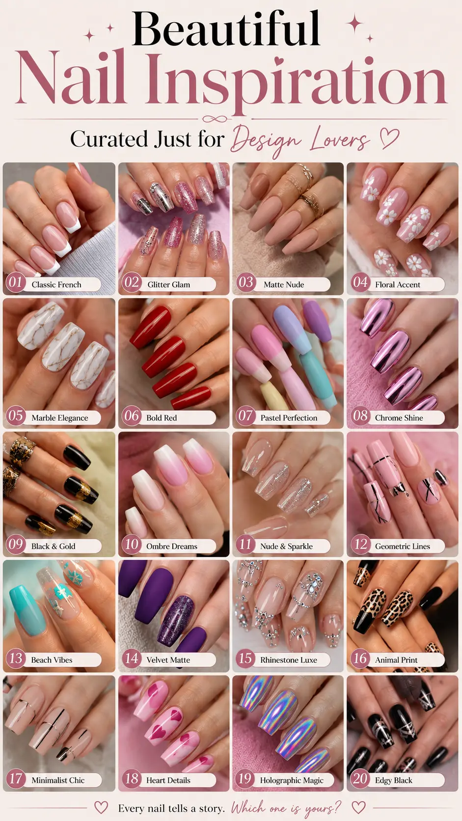 Beautiful Nail Inspiration Curated Just for Design Lovers Beautiful Nail Inspiration Curated Just for Design Lovers