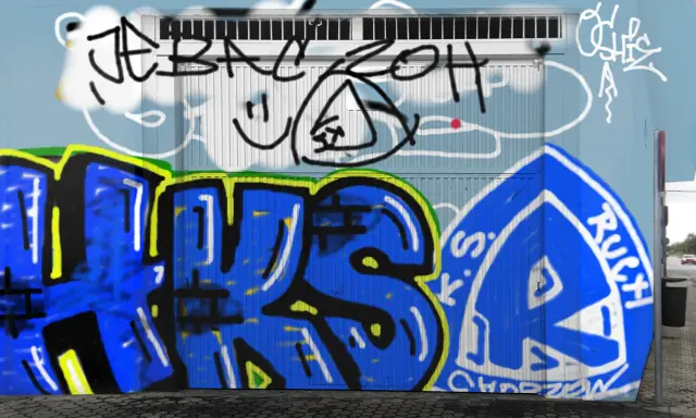 Graffiti artwork by NiebieskiVandals