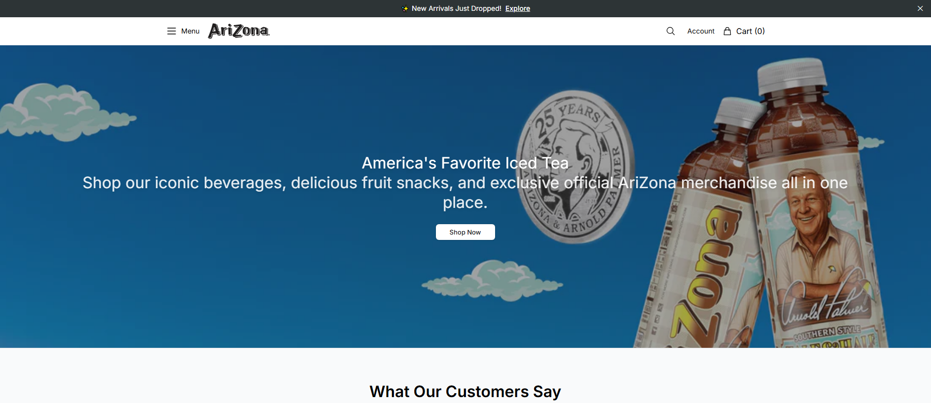 Stored capture of arizonaonline.shop
